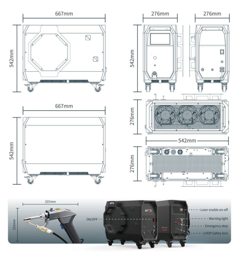 1500w laser welding machine